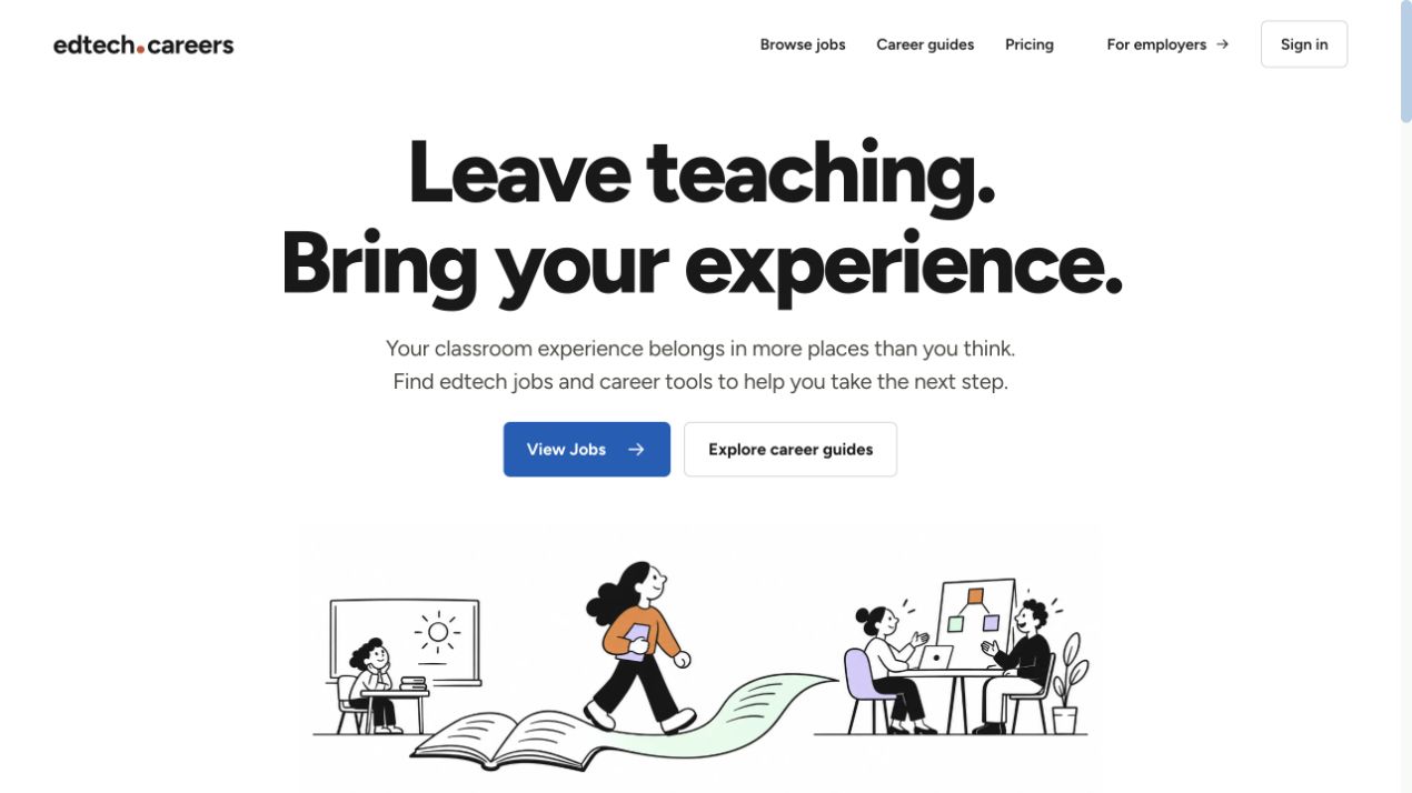 EdTech Careers homepage
